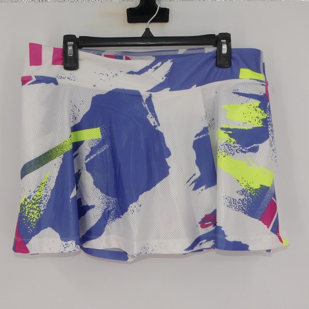 Nike Challenge Court Tennis Skirt Womens XL Dri-FIT Multicolor CK8422-100 NWT
